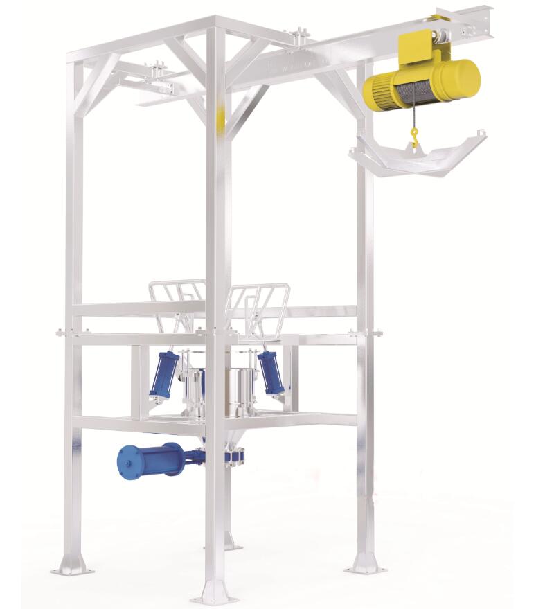 吨袋破袋机开袋站