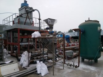 热烈庆祝枣庄市三维技术有限公司石灰粉气力输送系统实验成功